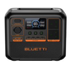 Bluetti AC70P Portable Power Station IP65 - Battery capacity 864Wh, AC Output 1kW, 2kW surge with Solar Up To 500W 58V 10A
